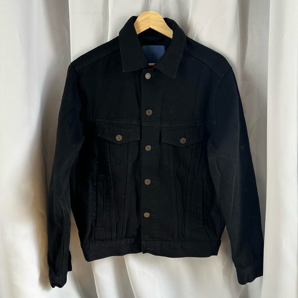 Black Denim Trucker